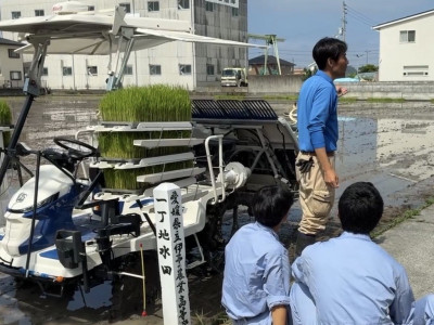 生工　田植え（3年）